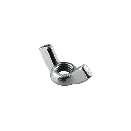 Wing Nut, #10-32, Steel, Zinc Plated, 0.47 In Ht, 0.91 In Max Wing Span, 5000 PK